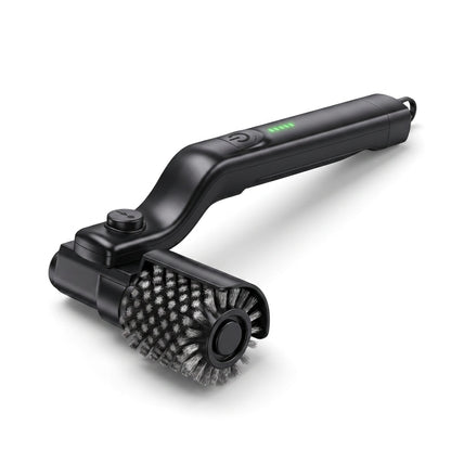 GrateGenie Electric Grill Brush 8-Angle Adjustable Head with 400 RPM 3-Speed Motor