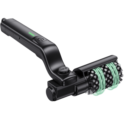 GrateGenie Electric Grill Brush 8-Angle Adjustable Head with 400 RPM 3-Speed Motor